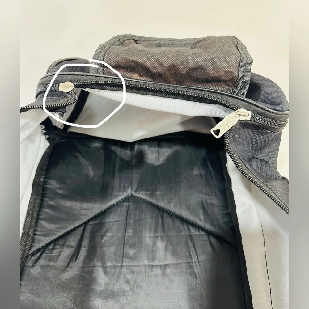 Backpack With Inscription TNN Walker And Shoe Compartment Black‎ /Orange